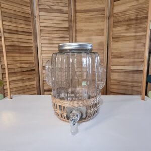 Location jarre en verre cactus